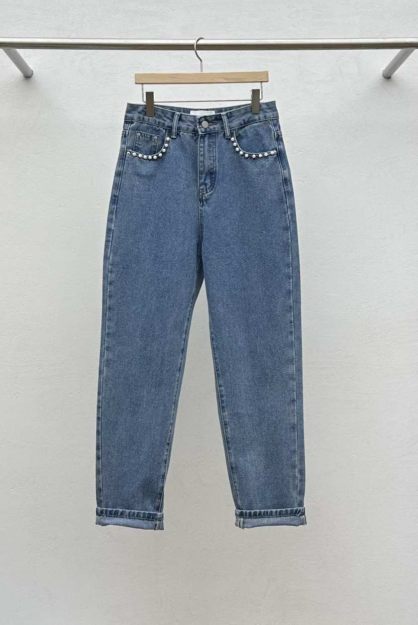 RE:FRESH-L韓國代購㊣女裝新款職業人氣真品25秋冬熱賣牛仔褲RE:FRESH牛仔褲