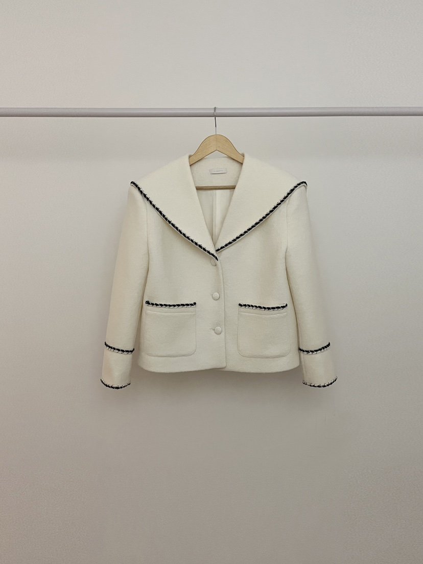 RE:OPENING東大門㊣實拍女士新款時尚推薦25秋冬職業短款大衣RE:OPENING短款大衣