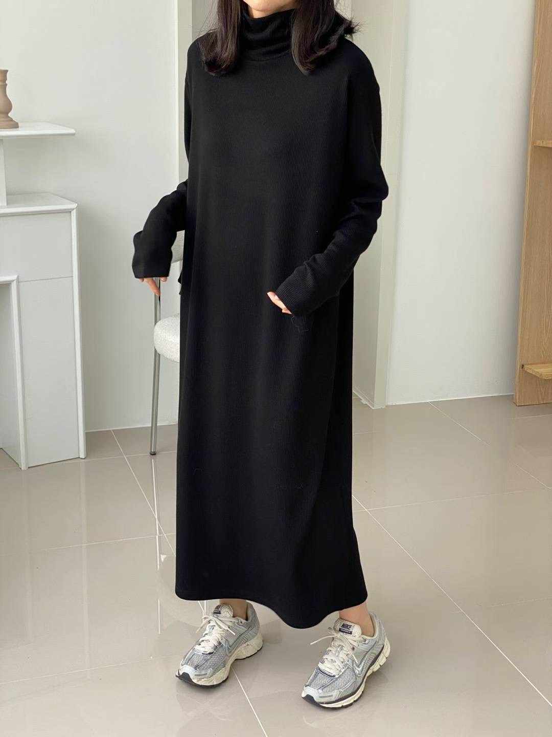 1mm韓國代購㊣女裝新款人氣職業時尚真品熱賣連衣裙不含披肩1mm連衣裙