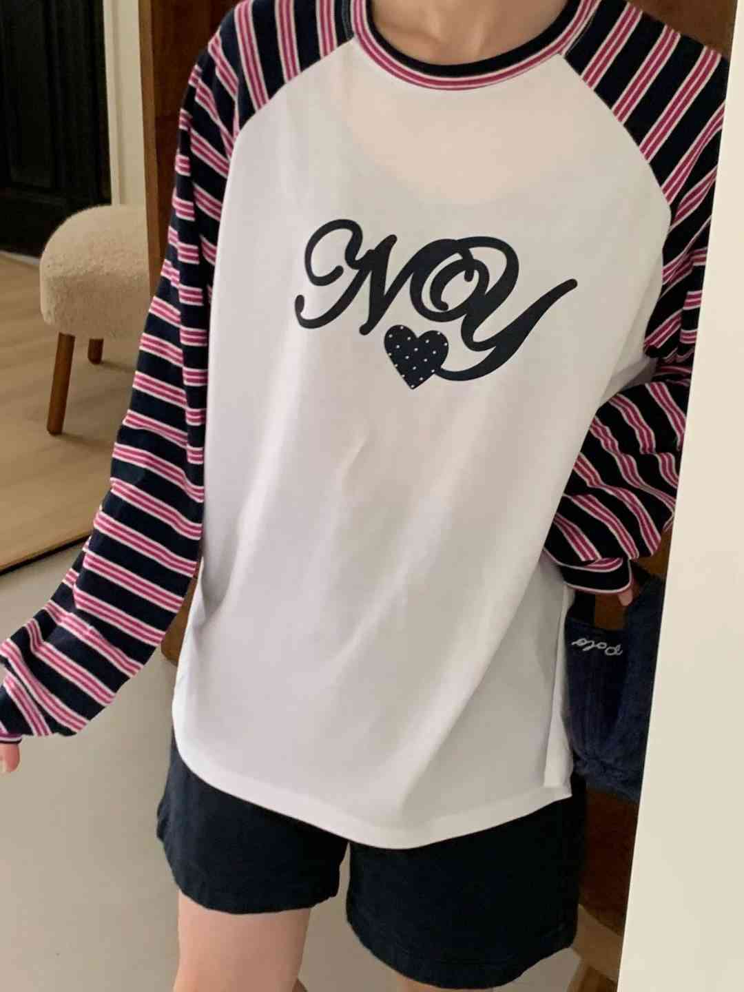 ARHEE東大門㊣代購女裝新款真品25秋冬職業休閑時尚長袖T恤ARHEE長袖T恤