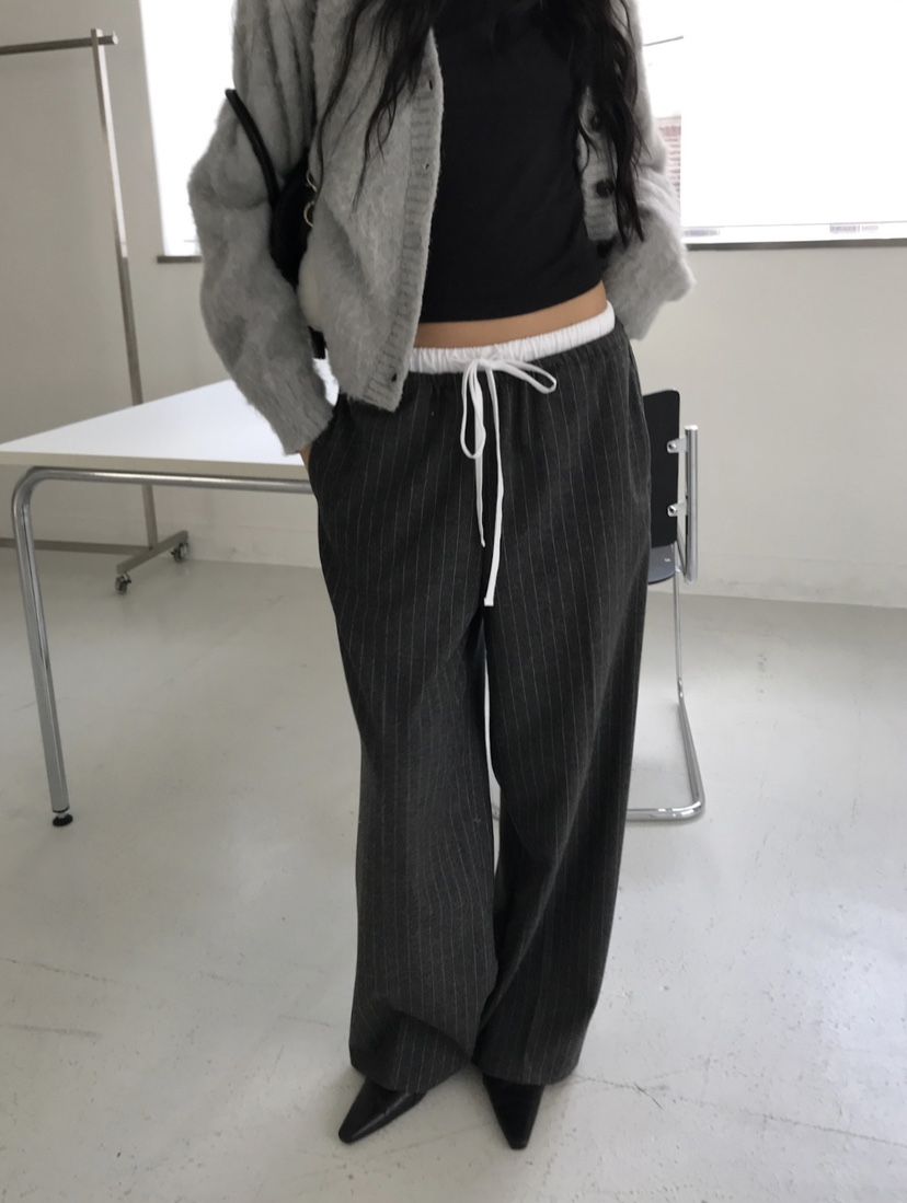 CEDARWOOD韓國直郵㊣女士新品熱賣25秋冬休閑推薦休閑褲羊毛CEDAR WOOD休閑褲