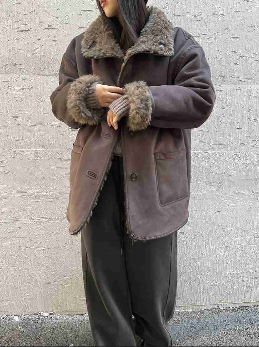 NEAR LEAP-P東大門㊣代購女士新款熱賣25秋冬中長款大衣里外穿NEAR LEAP中長款大衣