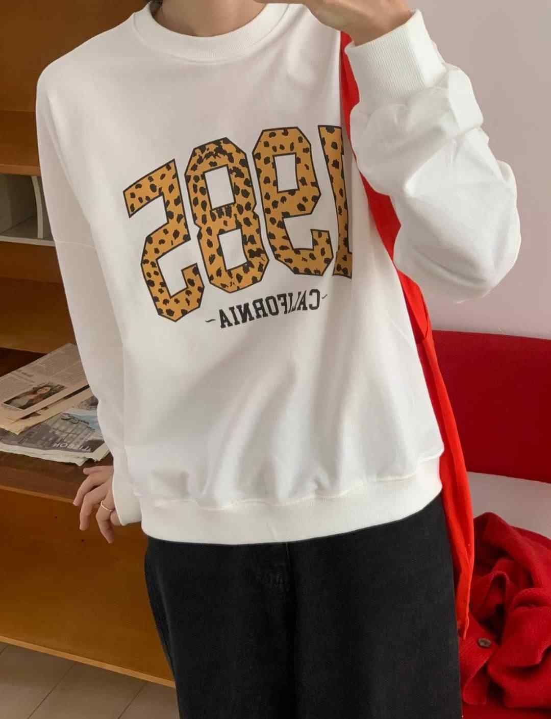 ARHEE韓國代購㊣女裝新款休閑時尚推薦人氣25秋冬熱賣真品衛衣ARHEE衛衣