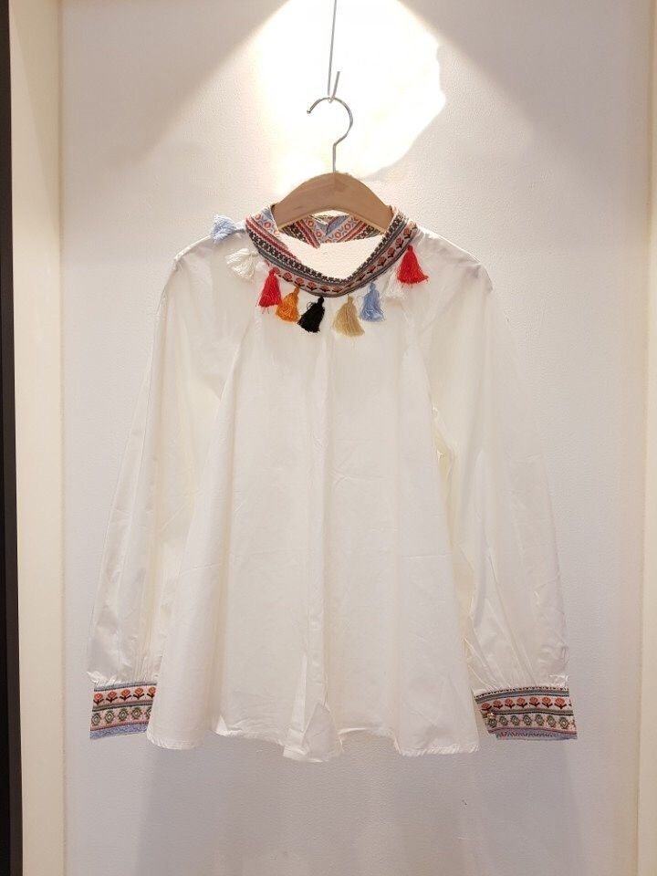 BLING BLING-S韓國直郵㊣女士新品推薦時尚真品襯衫蕾絲衫BLING BLING-S襯衫/蕾絲衫