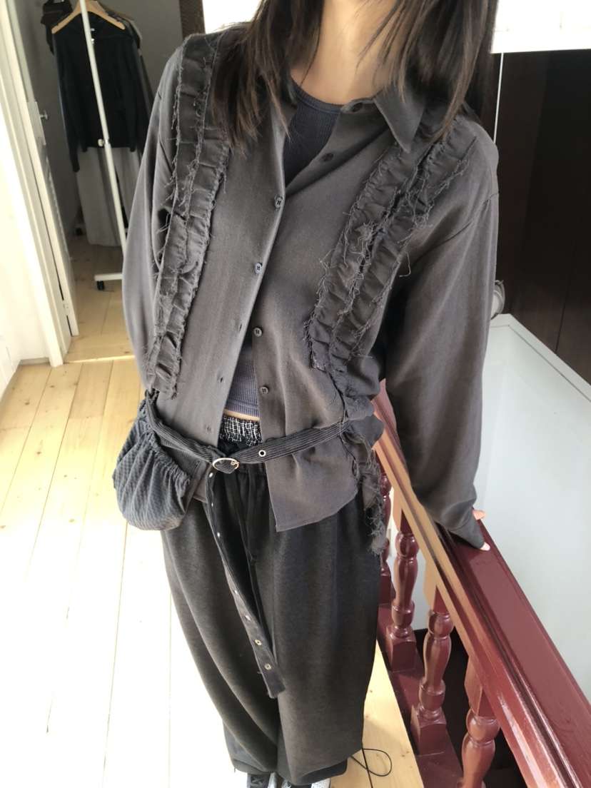 FLASH東大門㊣實拍女裝新款熱賣職業25秋冬推薦人氣襯衫蕾絲衫FLASH襯衫/蕾絲衫