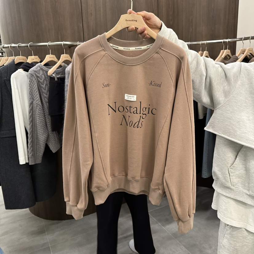 URBANSTORY/REMAKING韓國直郵㊣女裝新款推薦職業衛衣加絨Remaking/URBANSTORY衛衣