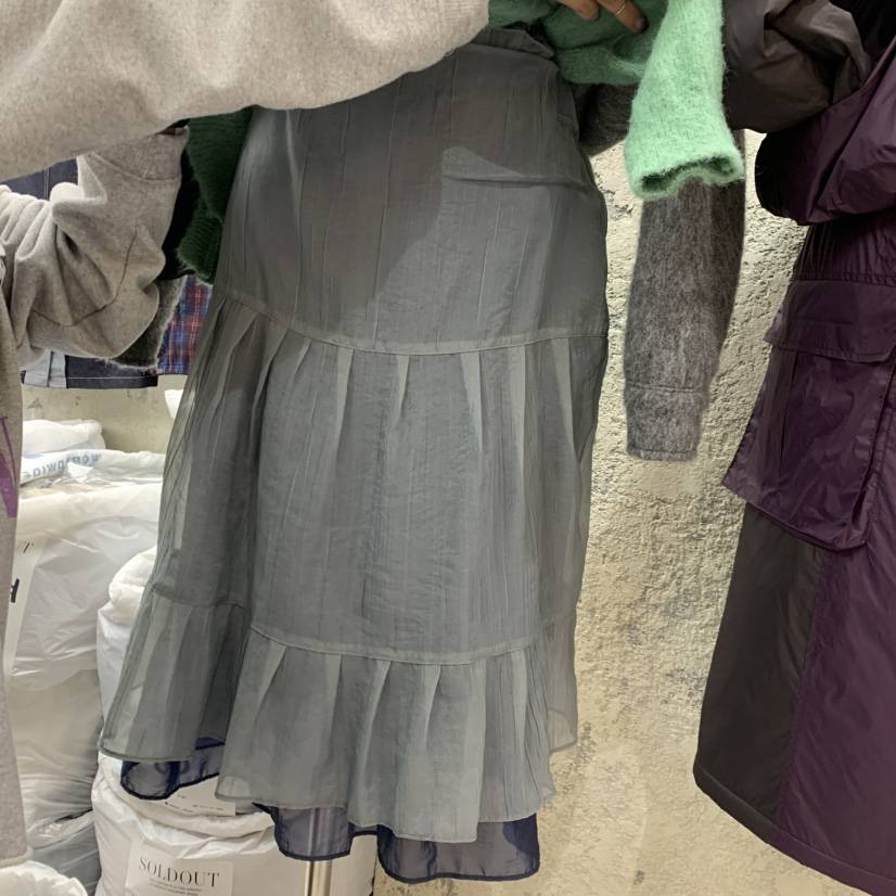 SOLD OUT韓國代購㊣女裝新款25秋冬職業推薦熱賣半身裙中短裙SOLD OUT半身裙/中短裙