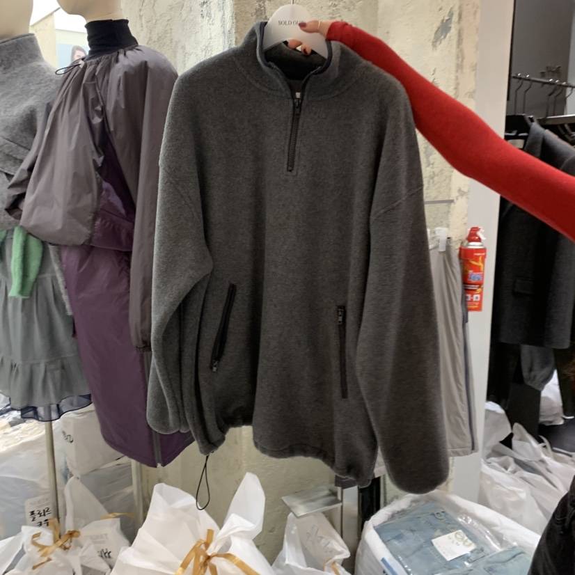 SOLD OUT東大門㊣實拍女士新款推薦25秋冬人氣熱賣衛衣拉鏈SOLD OUT衛衣