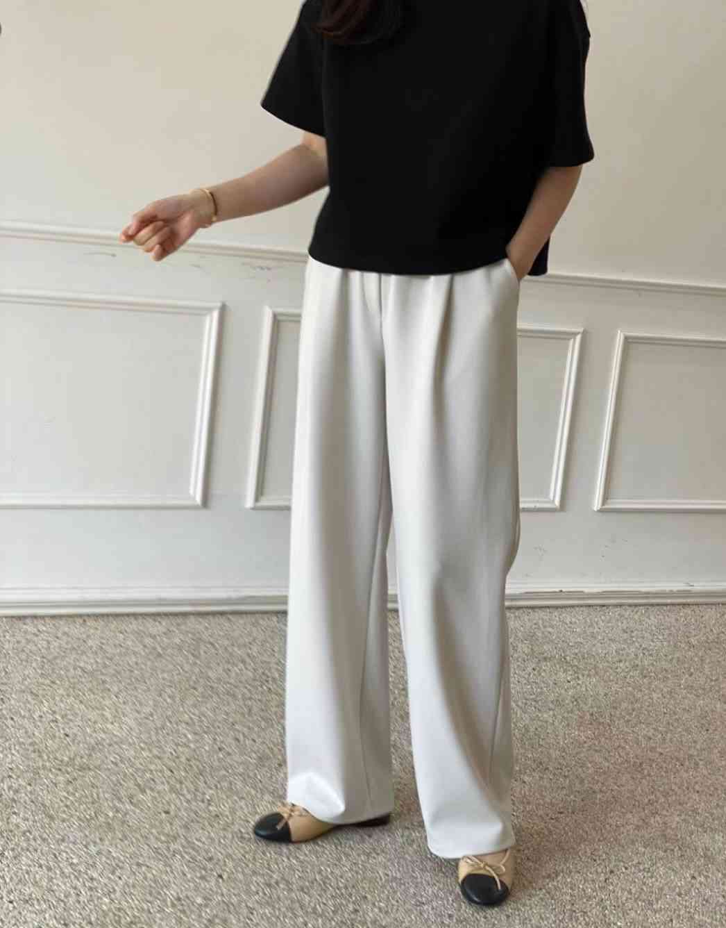 1mm東大門㊣實拍女裝新款推薦熱賣時尚25秋冬人氣休閑休閑褲1mm休閑褲