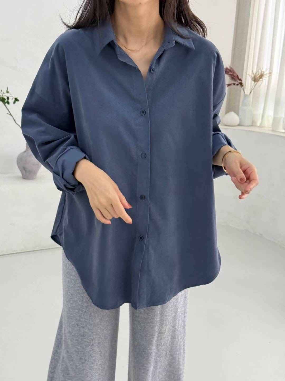 1mm東大門㊣實拍女裝新款休閑熱賣推薦時尚真品人氣襯衫蕾絲衫1mm襯衫/蕾絲衫