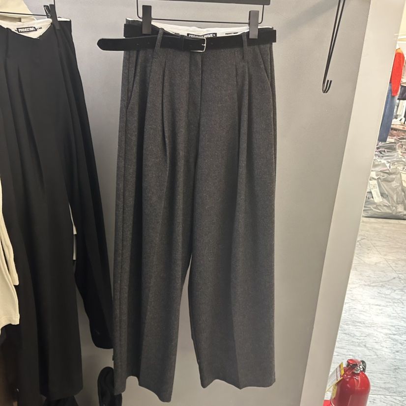 PROJECT WAVE-P東大門㊣代購女裝新款熱賣休閑褲不含腰帶PROJECT WAVE休閑褲