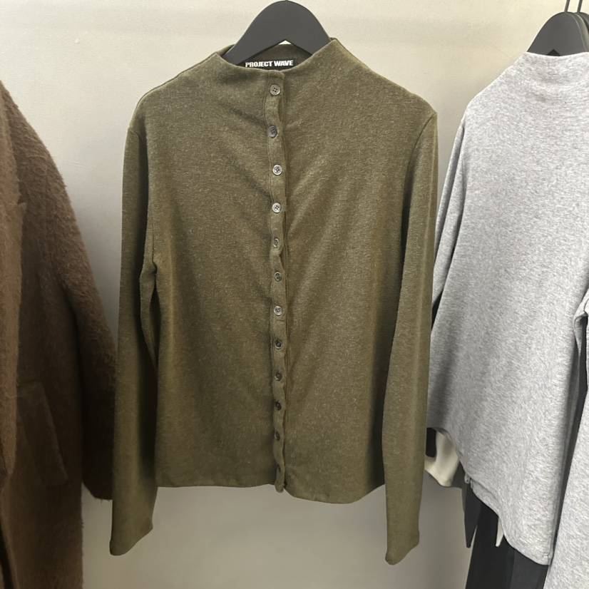 PROJECT WAVE-P東大門㊣直郵女裝新品時尚熱賣休閑長袖T恤PROJECT WAVE長袖T恤