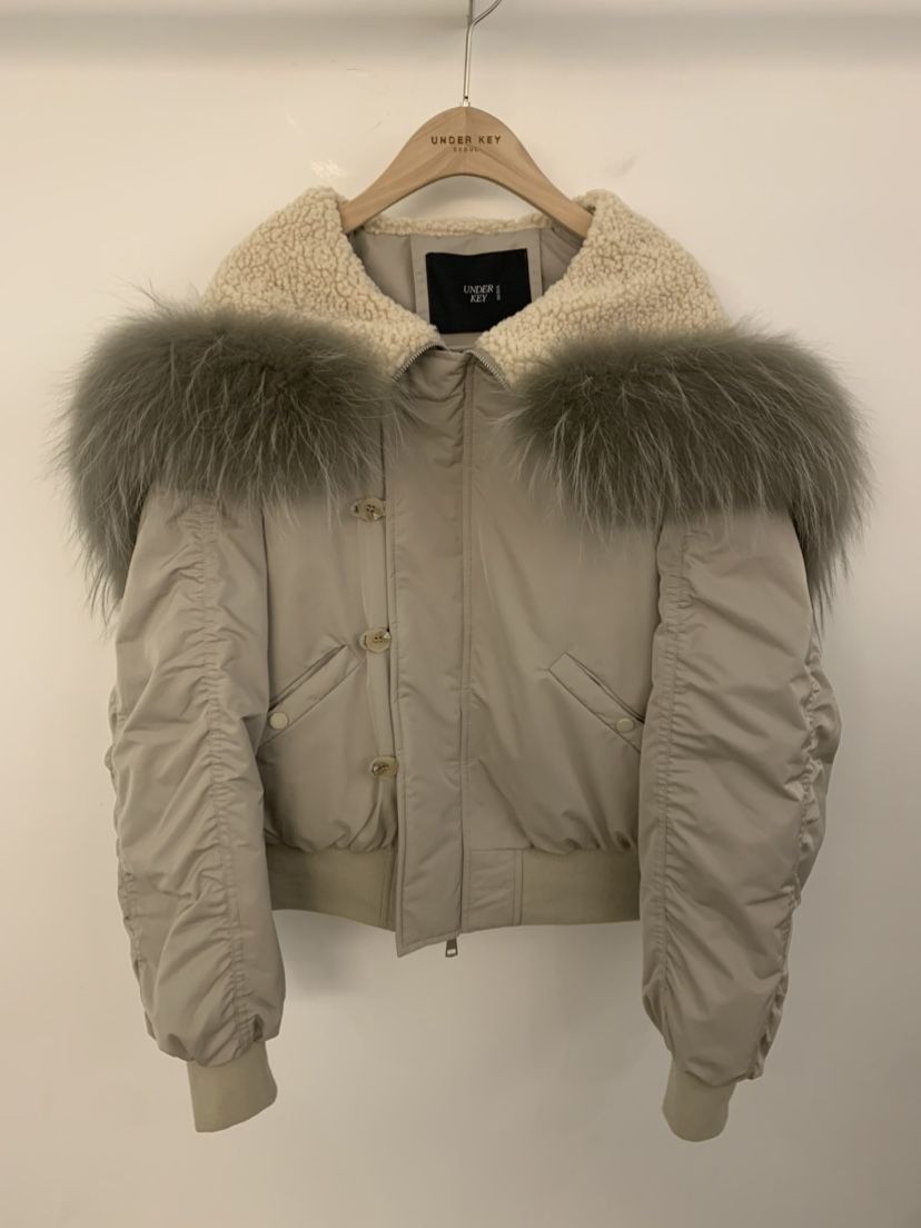 UNDER KEY東大門㊣代購女裝新品人氣時尚職業短款羽絨服鴨UNDER KEY短款羽絨服