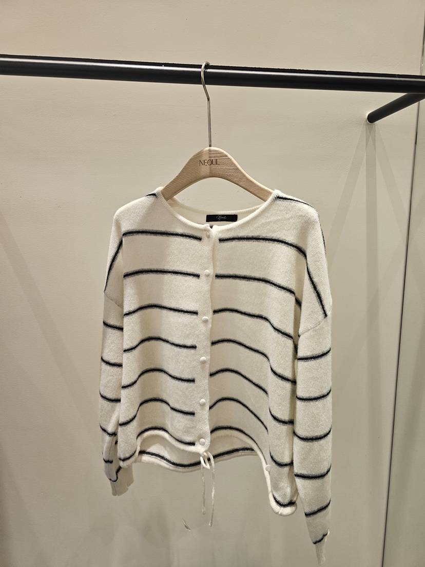 NEOUL東大門㊣直郵女裝新款人氣推薦時尚25秋冬職業真品針織衫NEOUL/ahin雙領標簽針織衫