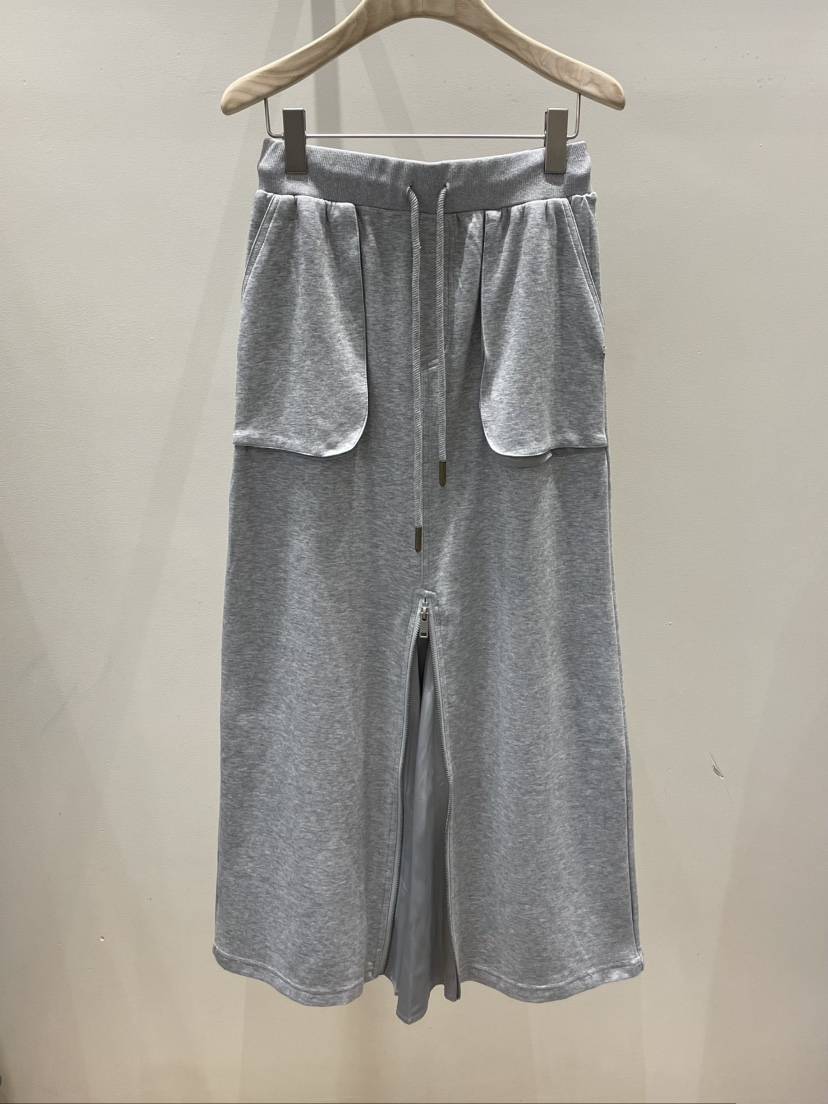 NEOUL韓國代購㊣女士新品推薦職業人氣時尚熱賣長裙拉鏈長款NEOUL/ahin雙領標簽長裙