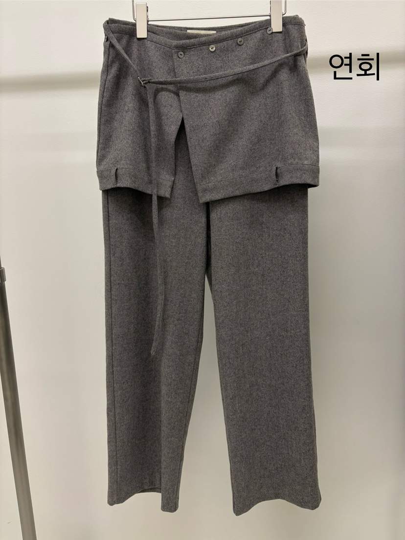 KONI東大門㊣實拍女士新品時尚推薦休閑熱賣職業裙褲含腰帶KONI裙褲