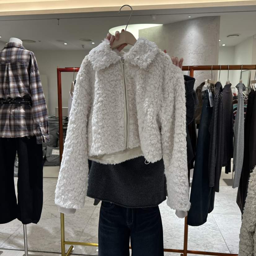 GRAYMELLOW東大門㊣代購女士新款職業休閑真品推薦短款大衣GRAYMELLOW短款大衣