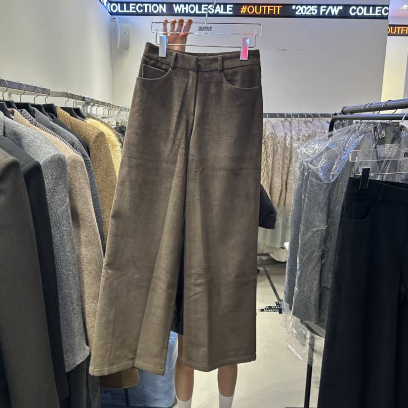 OUTFIT東大門㊣代購女士新款職業推薦25秋冬人氣休閑休閑褲OUTFIT休閑褲