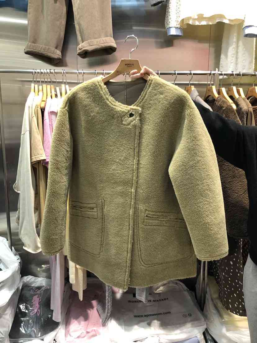 MENDL S韓國代購㊣女裝新款時尚熱賣職業真品25秋冬夾克雙面MENDL S夾克