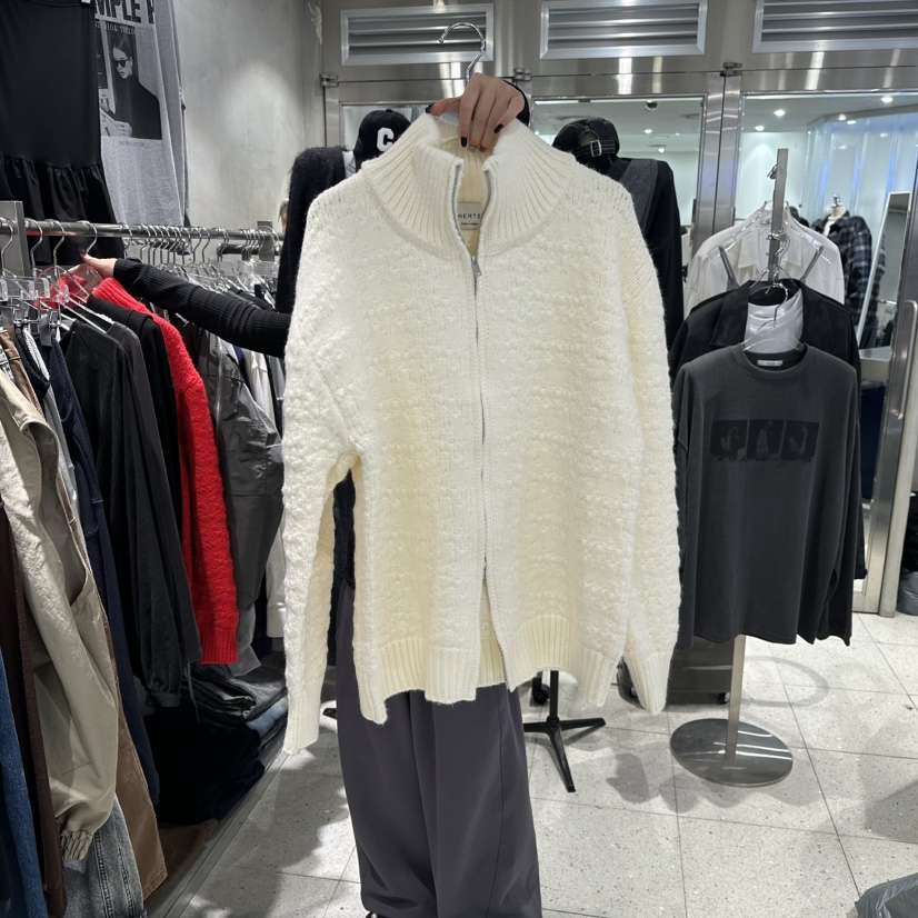 HERTZ-P東大門㊣實拍女士新品熱賣休閑真品25秋冬針織衫拉鏈HERTZ-P針織衫