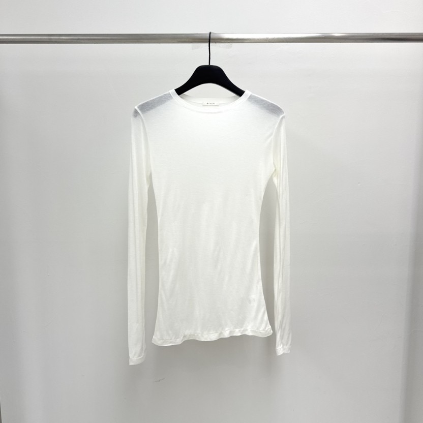 RIVER韓國直郵㊣女裝新款時尚職業人氣推薦休閑熱賣長袖T恤WATER/RIVER長袖T恤