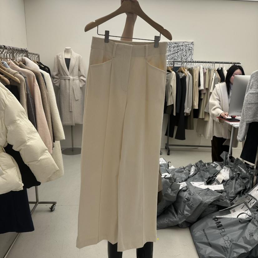 MER東大門㊣直郵女裝新品25秋冬真品休閑推薦時尚休閑褲燈心絨MER/ANGELO BIANCO休閑褲