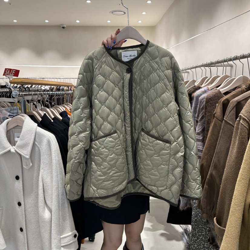 CREME BRULEE東大門㊣代購女裝新品人氣25秋冬時尚短款棉服CREME BRULEE/DH短款棉服