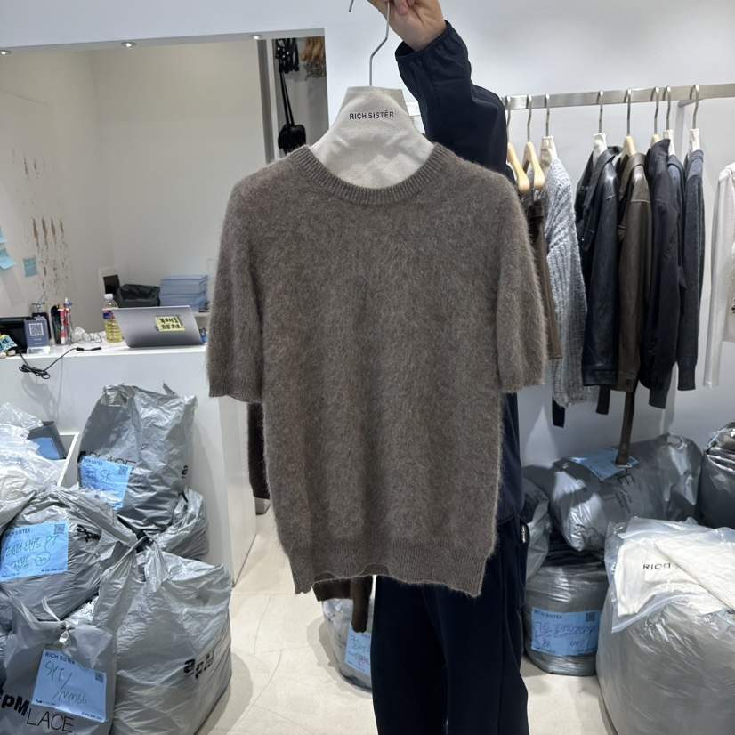 RICH SISTER東大門㊣實拍女裝新品熱賣推薦時尚針織衫馬海毛RICH SISTER針織衫