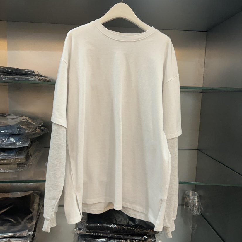 AIME HOPE MAKE韓國代購㊣女裝新品25秋冬職業長袖T恤假兩件AIME HOPE MAKE長袖T恤