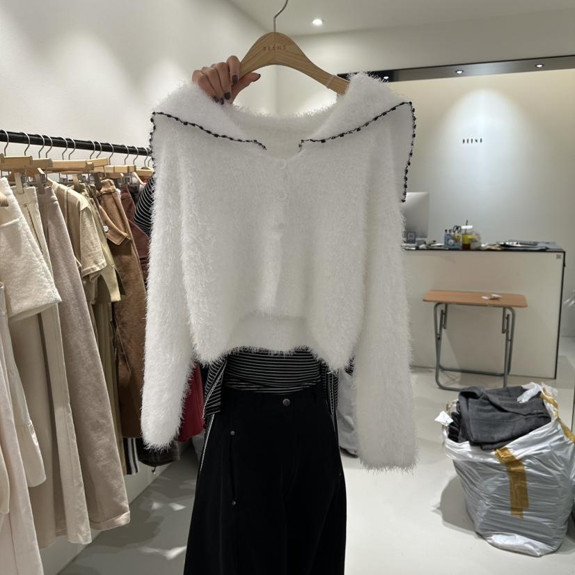 BEENS東大門㊣直郵女裝新款休閑人氣真品職業時尚針織衫開衫BEENS針織衫