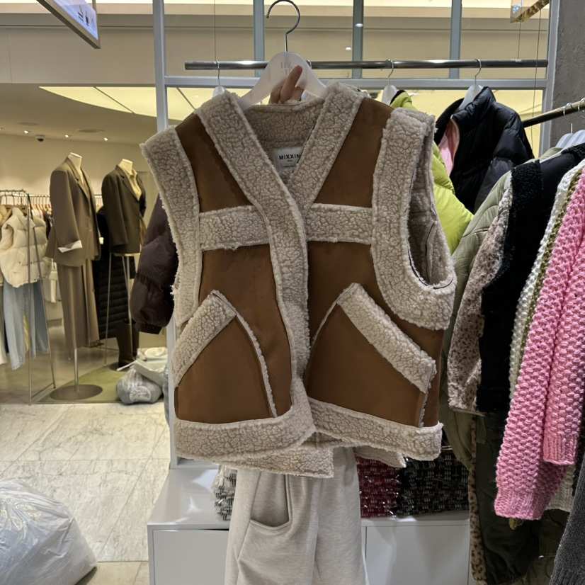 MIXXIN東大門㊣直郵女裝新款職業推薦休閑25秋冬人氣真品馬甲MIXXIN馬甲