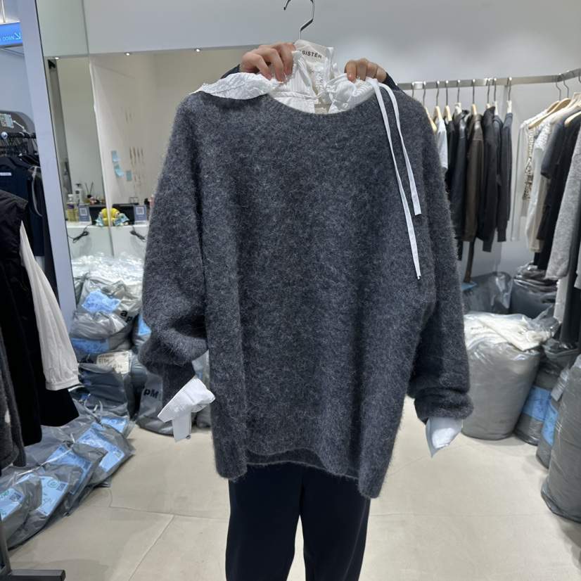 RICH SISTER韓國代購㊣女士新款推薦休閑真品毛衣不含內搭RICH SISTER毛衣