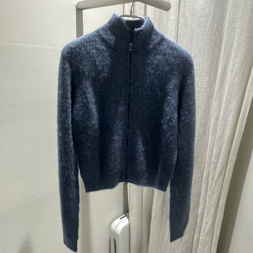 MARAN-P東大門㊣直郵女士新款熱賣真品針織衫馬海毛拉鏈開衫MARAN針織衫