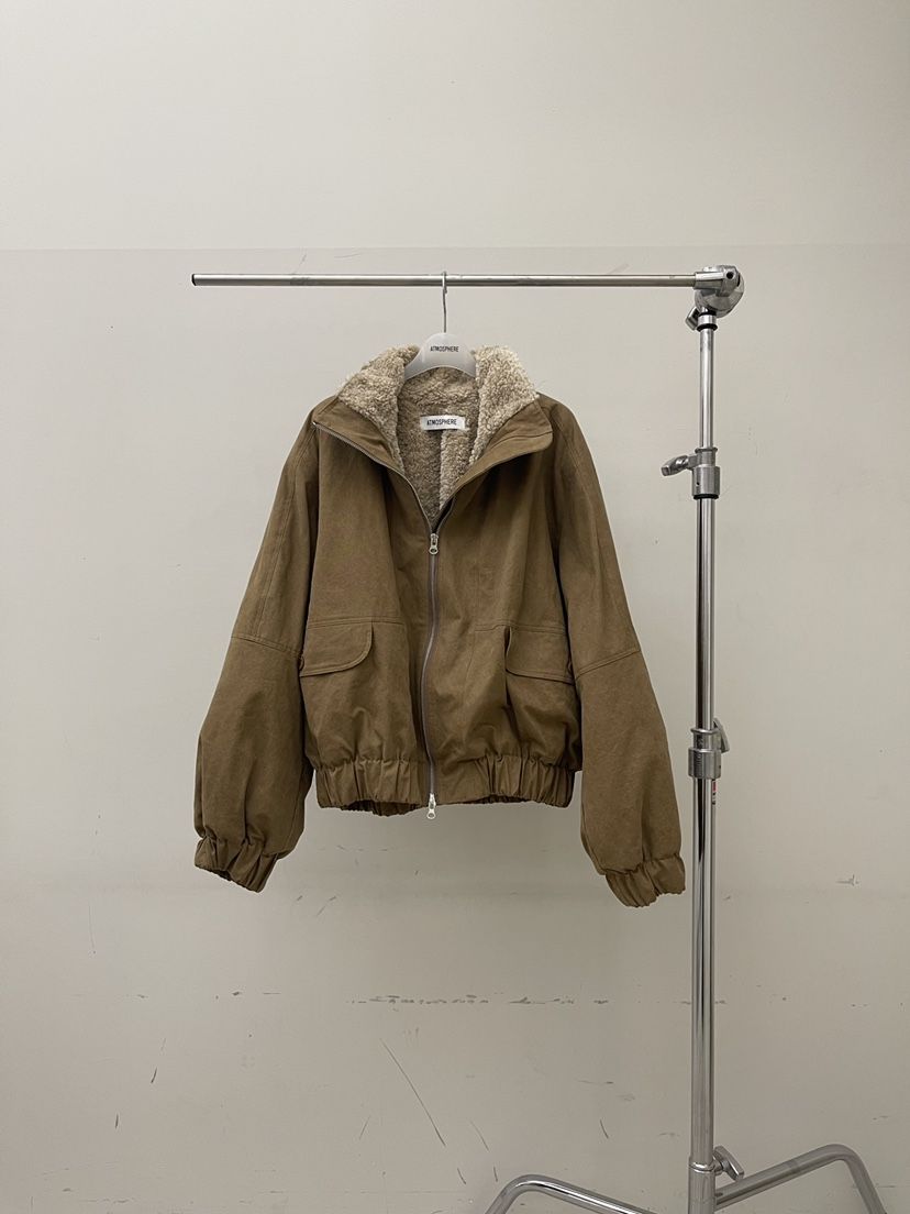 ATMOSPHERE東大門㊣實拍女士新款職業熱賣休閑夾克毛皮復古ATMOSPHERE/BLING夾克