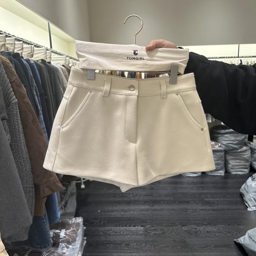 TOMGIRL韓國直郵㊣女士新款時尚真品25秋冬熱賣推薦休閑短褲TOMGIRL短褲