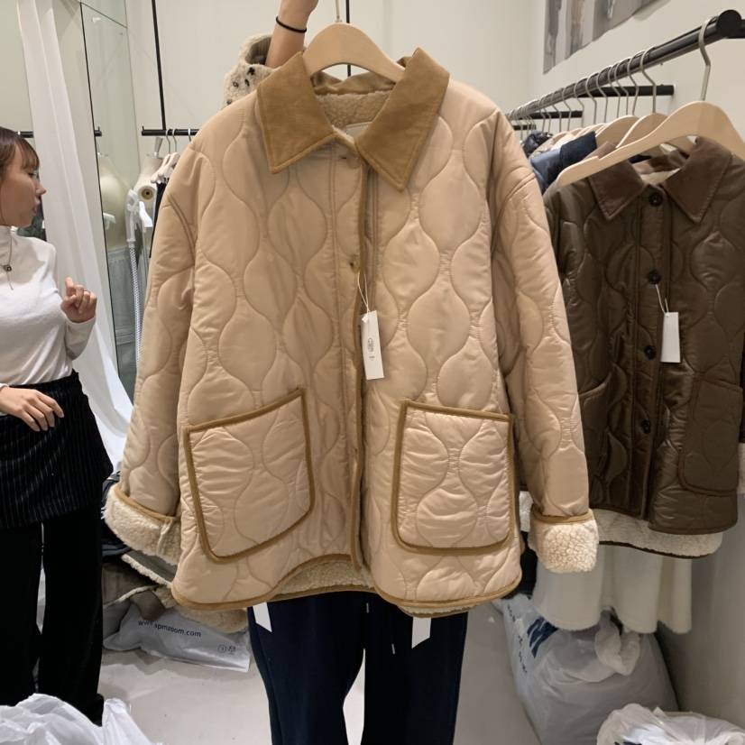 YUNBAL東大門㊣代購女士新款時尚推薦真品休閑熱賣夾克羊毛YUNBAL夾克