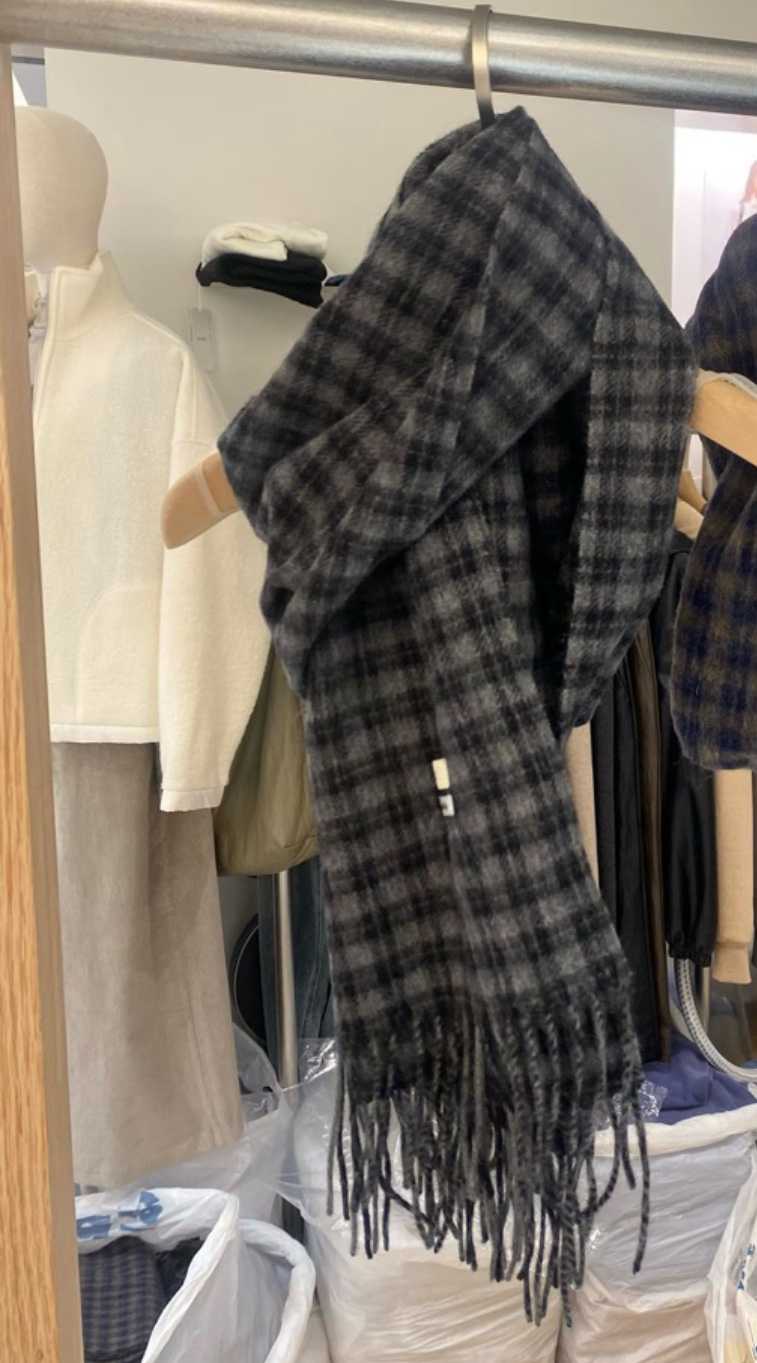 OP PER東大門㊣實拍女士新款人氣推薦25秋冬時尚熱賣圍巾披肩OPPER-simplebeige圍巾/披肩