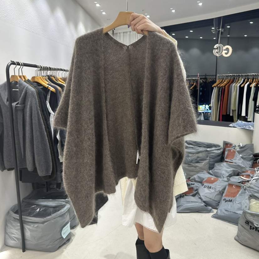 TREND SELLER/G韓國直郵㊣女士新款推薦圍巾披肩馬海毛披肩G/TREND SELLER圍巾/披肩