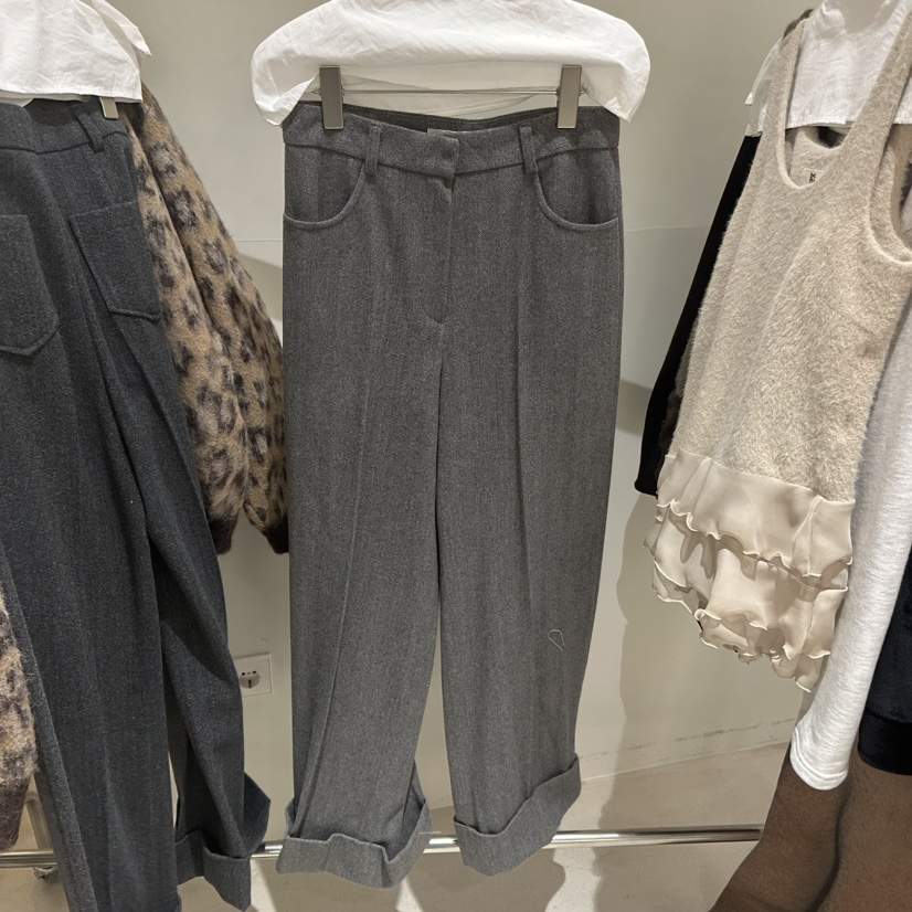 LOVE YOU SO MUCH/MORE THAN YESTERDAY韓國代購㊣女裝新款職業休閑褲LYSM/MORE THAN YESTERDAY休閑褲