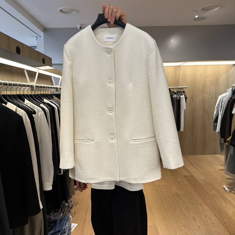 LEFANCY韓國直郵㊣女裝新品職業推薦25秋冬真品休閑熱賣夾克LEFANCY夾克