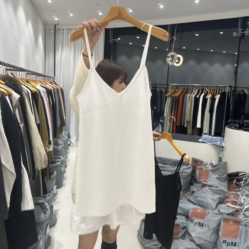 TREND SELLER/G東大門㊣直郵女士新品職業休閑人氣吊帶背心G/TREND SELLER吊帶/背心