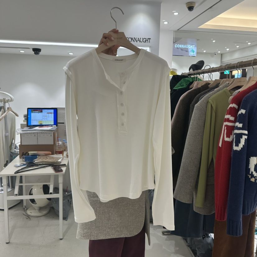 DAILYJUD東大門㊣代購女裝新品真品人氣熱賣推薦25秋冬長袖T恤CONNAUGHT長袖T恤