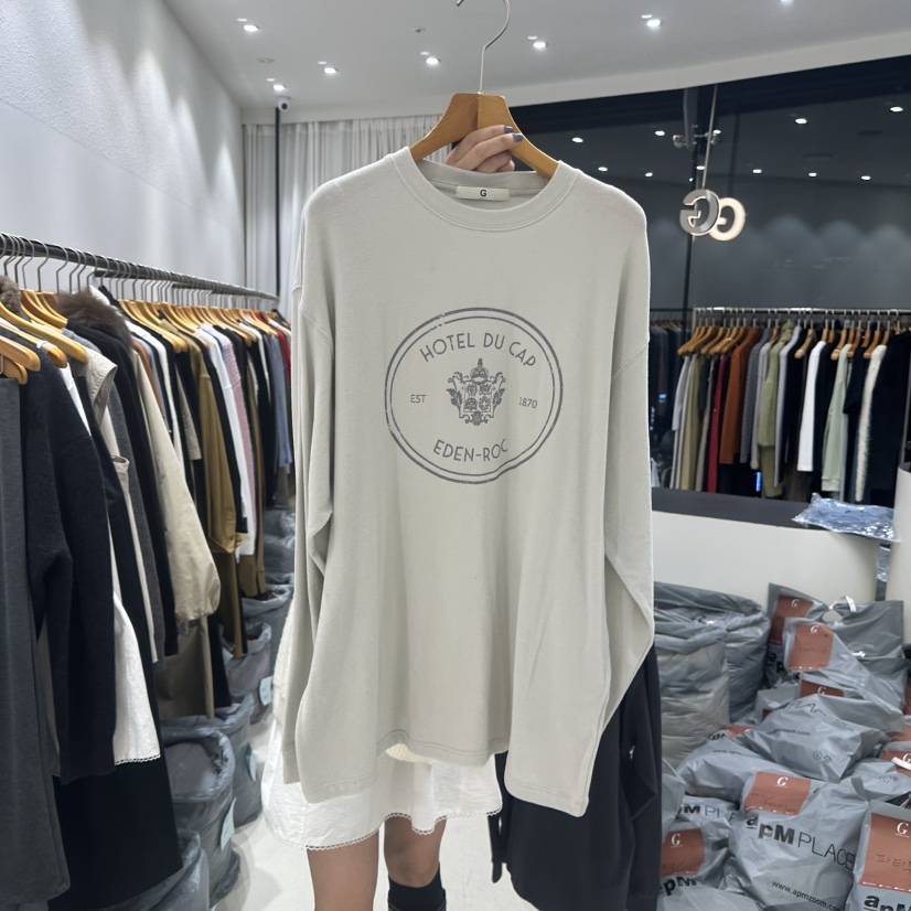 TREND SELLER/G東大門㊣代購女士新品25秋冬休閑熱賣長袖T恤G/TREND SELLER長袖T恤