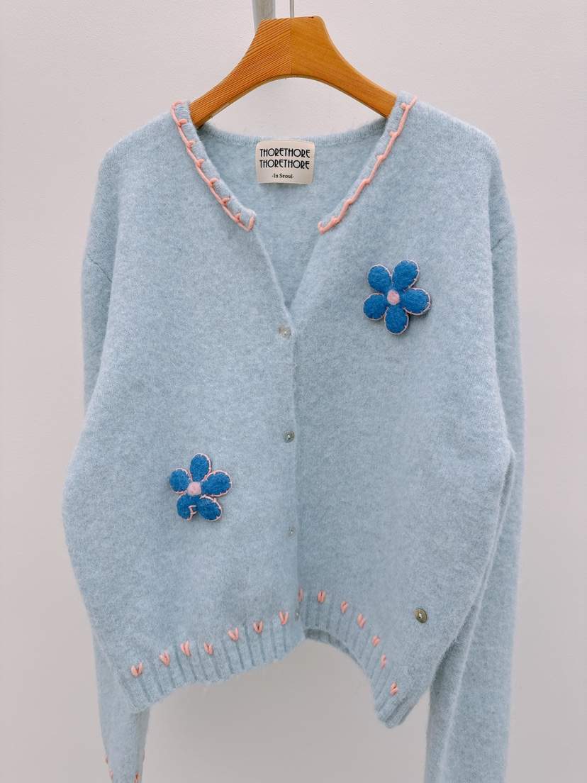 THORE韓國代購㊣女裝新款推薦熱賣人氣休閑職業時尚25秋冬毛衣THORE毛衣