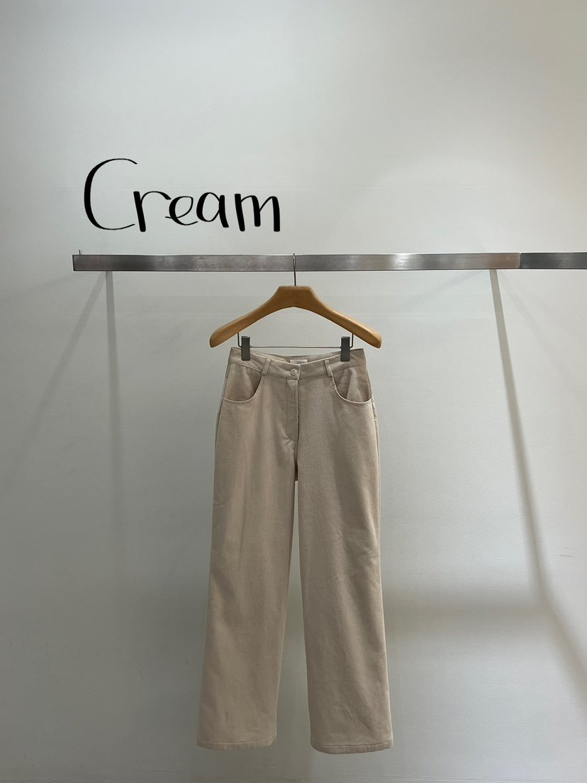 ONESTASTE韓國直郵㊣女士新款25秋冬時尚真品休閑褲加絨復古TASTE/ONESTASTE休閑褲