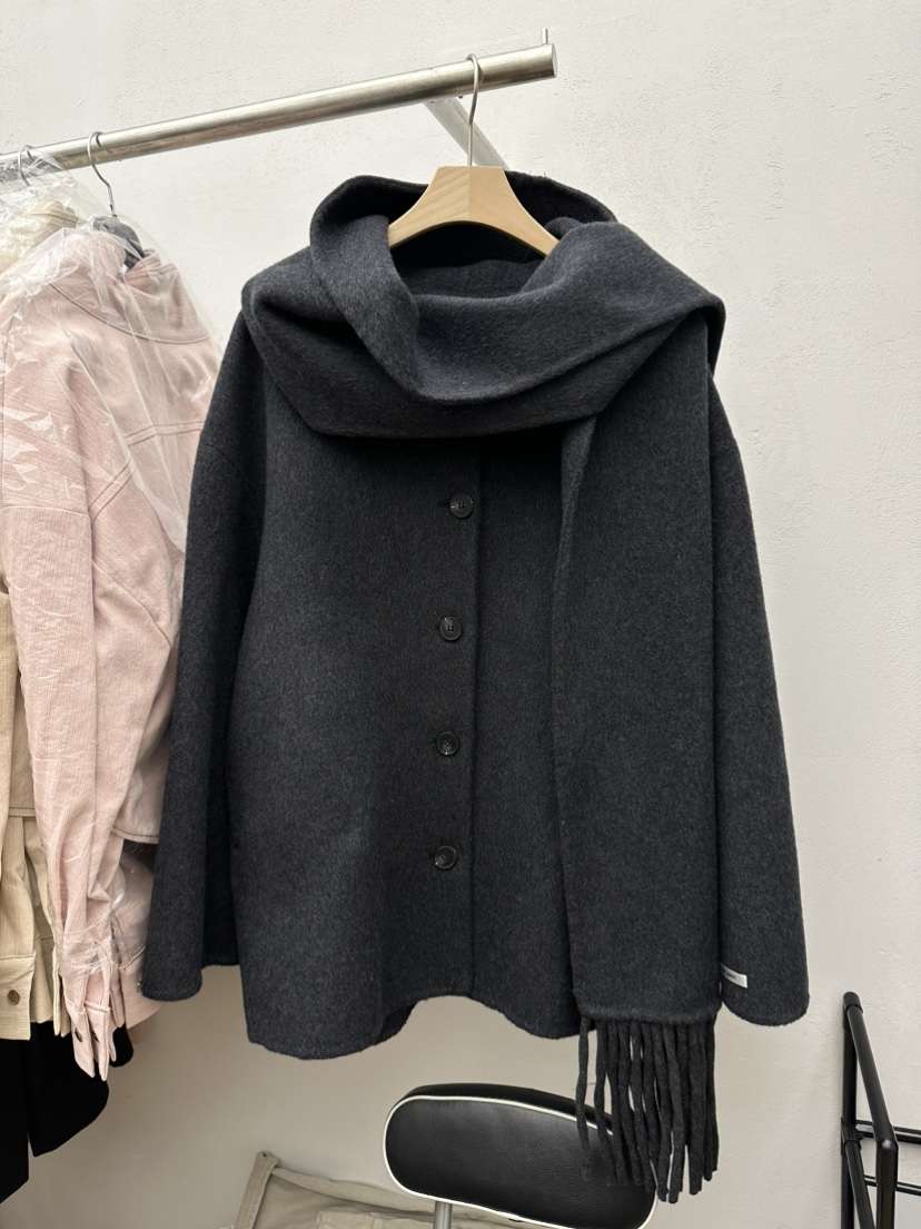 RE:FRESH-L東大門㊣代購女裝新款熱賣職業時尚中長款大衣披肩RE:FRESH中長款大衣