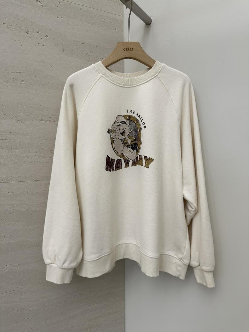 CELLI東大門㊣直郵女士新品休閑推薦職業25秋冬衛衣大力水手抓絨CELLI衛衣