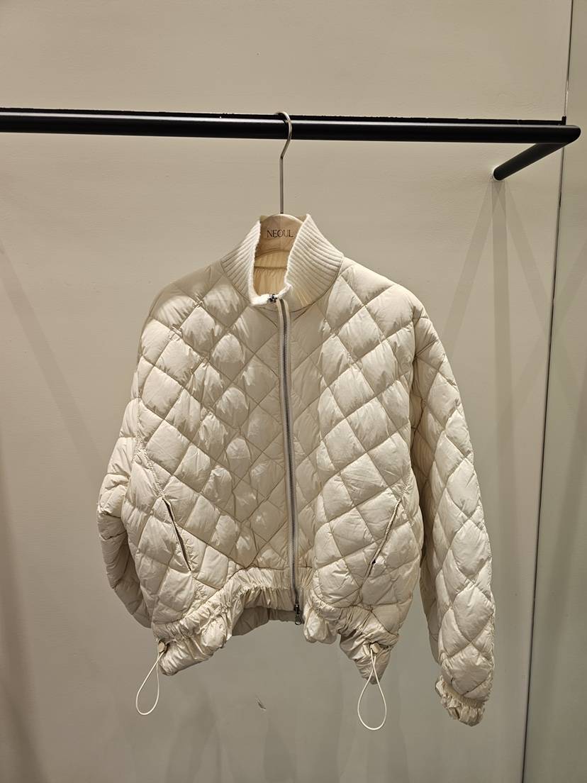 NEOUL東大門㊣代購女裝新款職業推薦熱賣真品25秋冬短款棉服雙面NEOUL/ahin雙領標簽短款棉服