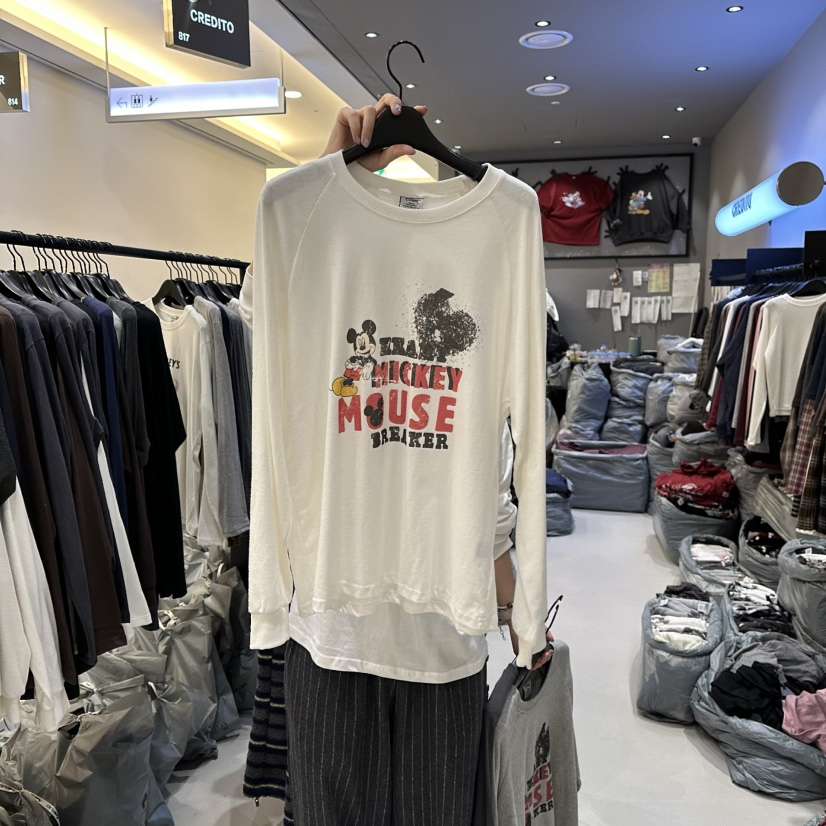 CREDITO韓國代購㊣女裝新品休閑推薦時尚職業熱賣真品長袖T恤CREDITO長袖T恤