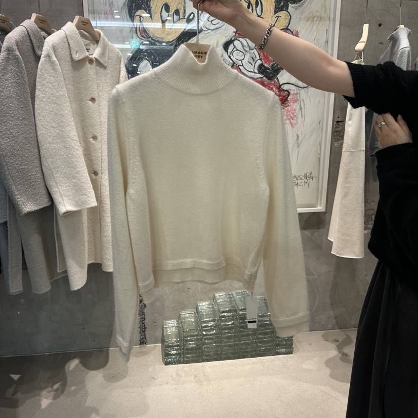 LAMAGIEPIE東大門㊣實拍女士新款推薦熱賣真品時尚休閑針織衫LAMAGIE GREY針織衫